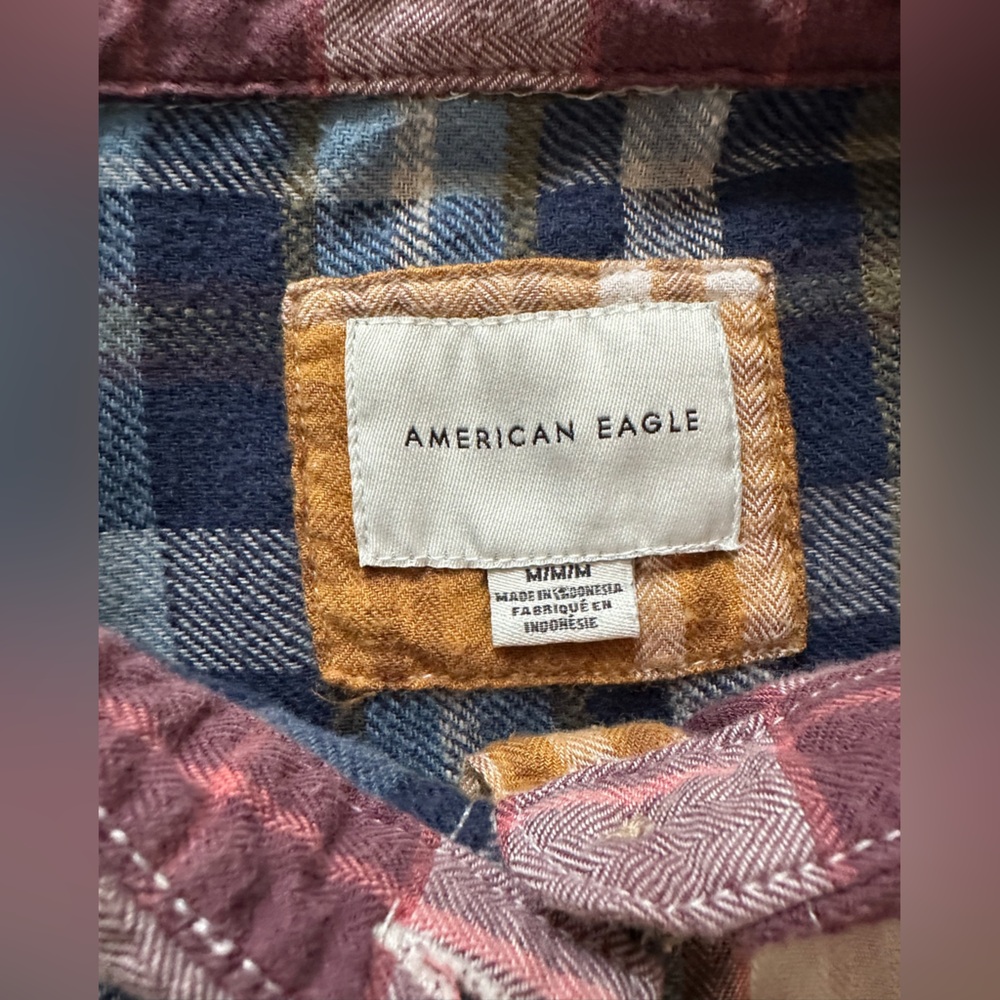 American Eagle Outfitters Patchwork Cropped Flann… - image 9